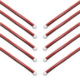 10 Pieces 2.54XH 22AWG 13CM 2S 3Pin Balance Cable Silicone Wire for Lipo Batteries