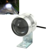12-80V 10W LED Motorcycle Headlight White Auxiliary Lamp Aluminium Impermeabile