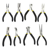 8PCS Mini Pliers Tools Kit High-Quality Metal Durable Portable Lightweight For Jewelry Making Beading DIY Projects Including Round Nose Flat Nose Long Nose Optimal Performance-Stable Precise Versatility