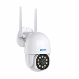 Caméra IP WiFi ESCAM PT202 1080P avec vision nocturne infrarouge, étanche, avec détection des mouvements et suivi automatique des personnes