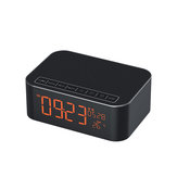 Dido Wireless bluetooth TF Card Adjustable Light Temperature Display Alarm Clock FM Radio Surround Sound Subwoofer Intelligent Clock