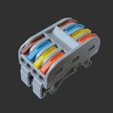 Quick Wire Connectors met Rail 4Pin PCT-224 Terminal Block Conductor SPL-4 Push-In LED Light Compact Cable Splitter