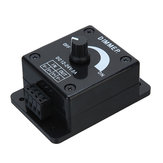 シングルカラーLEDストリップ用のDC 12-24V 8Aマニュアル調整可能なLEDディマースイッチコントロール