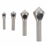 Set di 4 pezzi di punte a controbattuta in titanio conica per forare foro, smerigliatrice per smusso testa, in acciaio/alluminio 2-5-10-15-20
