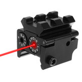 Pontaria compacta tipo suspensão de feixe de laser vermelho mini pontos Picatinny montagem em trilho tático 20mm