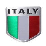 إيطاليا العلم أشابة المعادن السيارات سباق الرياضة شارة ملصق مائي