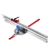 Woodworking 450mm 0-90 Degree Angle Miter Gauge System with 600/800mm Aluminum Alloy Fence and Stop Sawing Assembly Ruler for Table Saw Router Table Miter Saw