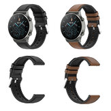 20mm / 22mm siliconen lederen horlogeband horlogeband voor Huawei horloge GT2 / GT2e / GT2 Pro / BlitzWolf®BW-HL1 / HL2 / HL3 Amazfit horloge