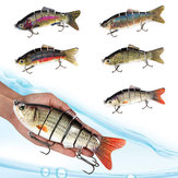 20cm 110g 6 Segments Fishing Lure 3D Eyes Swimbait Crankbait Isca Artificial Hard Bait Wobblers
