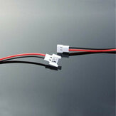 DIY 1,25mm 2 Pines Cable del Enchufe Micro de Conerctor Macho Hembra para RC LIPO Batería FPV Drone Cuadricóptero