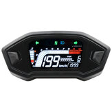 Compteur de vitesse odomètre numérique LCD 12V, tachymètre, jauge de température d'eau et d'huile pour moto universelle
