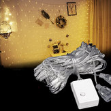 3M*2M 192LED Waterproof Net String Curtain Fairy Light for Holiday Wedding Party EU Plug AC220V