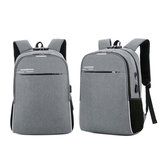 Рюкзак с USB-портом и защитой от кражи для мужчин, вмещающий ноутбук до 16 дюймов, с отверстием для наушников, для путешествий на природе.