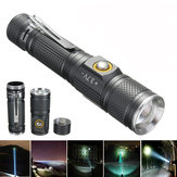 Elfeland  T6 3Modes Zoomable Rechargeable LED Flashlight 18650
