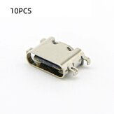 10PCS Tipo-C 16P USB 3.1 Enchufe hembra de carga rápida con placa sumergible 1.6 Conector de carga inalámbrica