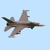 FMS F-16 Fighting Falcon V2 Envergadura de 760mm Ventilador ducted de 64mm con 11 palas Aviones de EPO RC Avión PNP
