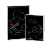 Tablet de desenho LCD Xiaomi Mijia de 13,5 polegadas em preto com apagamento de tela com um único toque, proteção ocular, portátil e com uma superfície colorida para escrita à mão para crianças