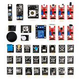 Geekcreit 37 en 1 ensemble de cartes de modules de capteur Kits de démarrage KIT de capteur pour Arduino paquet de sac en plastique