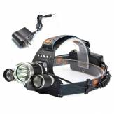  T6 LED 3T6 Rechargeable Headlamp Headlight Torch