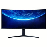 XIAOMI Curved Gaming Monitor 144Hz 3440*1440 Resolution 34 Inch 21:9 Bring Fish Screen Sync Technology Display Monitor With CN/EU Plug