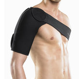 Almofada protetora de ombro BIKIGHT com manguito de compressão em neoprene para lesões esportivas no ombro