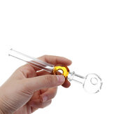 5 بوصة خاتم عنبر أنبوب زجاجي مرشح أداة حامل أدوات منزلية هدية زجاجية