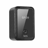 GF-09 Control remoto Mini vehículo magnético de escucha GPS Perseguidores Real Dispositivo de seguimiento de tiempo WiFi + LBS + AGPS Localizador APLICACIÓN Mic Control de voz