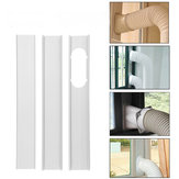 Conjunto de 3 placas deslizantes ajustáveis de 1,9 m para janela para tela de vento de ar-condicionado portátil