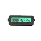 Indicador de capacidade de bateria de chumbo-ácido LY6W de 12V/24V/36V/48V com display LCD de dígitos Medidor de nível de energia da bateria de lítio
