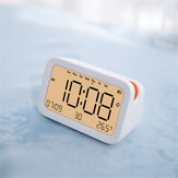 Bakeey Многофункциональные умные часы-будильник с поддержкой bluetooth и цифровым дисплеем с температурой и датой, поддерживающие SD-карту