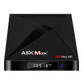 A5X MAX PLUS RK3328 4 GB RAM 32 GB ROM Android 7.1 5.0G WIFI 1000M LAN Bluetooth HDR 10 USB 3.0 TV Box