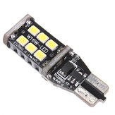 1 قطع T15 7.5W 750LM LED سيارة النسخ الاحتياطي عكس أضواء لمبة مصباح في canbus خطأ مجانية الأبيض