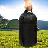 Könnyű tömörítő csomagok Outdooors utazási kemping hálózsák fekete