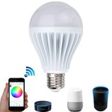 ARILUX® E27 11W RGBW ذكي WIFI التطبيق مراقبة LED ضوء Bulb العمل مع Alexa Google Home AC100-265V