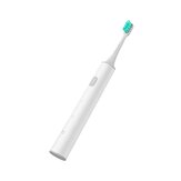 Escova de dentes elétrica sônica Mijia T300 com esterilização UV, escovação suave e função de lembrete de zonas para cuidados dentários familiares - branca