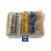 AOQDQDQD® 3120pcs 156 Values 1 ohm to 10M ohm 1/4W 1% Metal Film Resistors Assortment Kit Electronic Components with Case