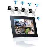 WNK405 10.1inch Screen 720P Wireless NVR Kit P2P Outdoor IR Night Vision Security IP WIFI Camera