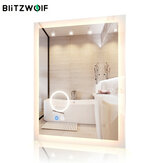 Original 
            BlitzWolf-SML1 EU Smart Mirror  80 x 60cm Temperatures & Dimmable Adjustable Touch Sensor Switches Anti-fogging Mirror with Light for Bathroom Bedroom
