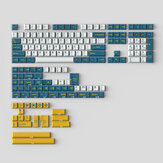 Juego de teclas de ABS para teclas de coincidencia de colores con moldeo de dos colores y perfil Cherry para teclados mecánicos personalizados.