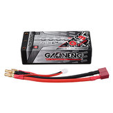 Gaoneng 7.6 v 6000 mah 120c 2S hv 4.35 v lipo Bateria T Plug para ax10 escorpião rc carro