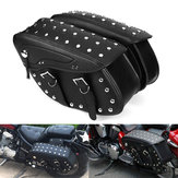 Bolsas laterales de cuero sintético para motocicleta para Harley Sportster 1200XL 883