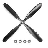 Dynam 10.5*8*4 10.5 Inch 4 Blade Propeller 8mm Hole CW For RC Airplane