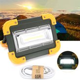 Balıkçılık ve yürüyüş için Taşınabilir USB Şarj Edilebilir 30W COB LED Kamp Işığı