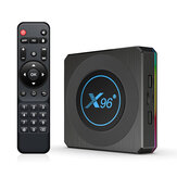 X96 X4 Amlogic S905X4 Четырехъядерный Андроид 11 4 ГБ ОЗУ 64 ГБ ПЗУ интеллектуальный ТВ-приставка 2,5 Г 5 Г двойной WIFI Bluetooth 4.1 100M Эзернет 4K HD