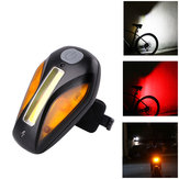 Tylna lampa rowerowa WHEEL UP z ładowaniem USB, 3 kolory światła i 5 trybów migania, ostrzegawcze światło bezpieczeństwa do sportów na świeżym powietrzu i turystyki.