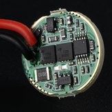 Sterownik latarki Konwój DIY 17mm SST40 z 4 trybami 0,1% -3% -30% -100% maksymalnego wyjścia mocy 5000mA Chip Firmware LED Driver