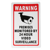 18x28cmのホームCCTV監視セキュリティカメラビデオステッカー警告デカールサイン