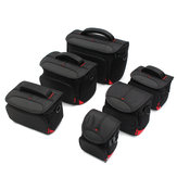 Wasserdichte Kamera-Schultertasche, Reisetasche mit Regenschutzabdeckung für DSLR SLR Kamera mit Blitz und Objektiv