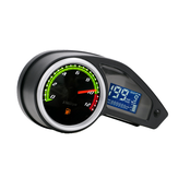 LCD-Tacho-Wassertemperaturmesser Temperatur Öl Motorrad Universal modifiziert Geschwindigkeitsmengenwahlzifferblatt Zubehör