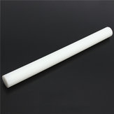 1x12 Inch White HDPE High Density Polyethylene Plastic Rod